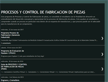 Tablet Screenshot of procesofabricacion.blogspot.com