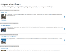 Tablet Screenshot of oregonadventures.blogspot.com
