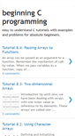 Mobile Screenshot of begincprogram.blogspot.com