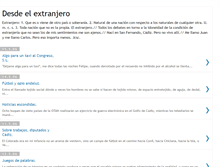 Tablet Screenshot of desdeelextranjero.blogspot.com