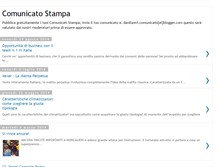 Tablet Screenshot of ilcomunicatostampa.blogspot.com