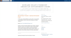 Desktop Screenshot of howard-dean-crime.blogspot.com