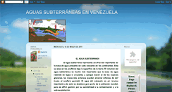 Desktop Screenshot of aguassubterrneasenvenezuela.blogspot.com