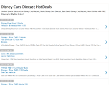 Tablet Screenshot of disneycarsdiecasthotdeals.blogspot.com