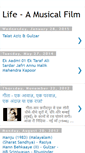 Mobile Screenshot of life-amusicalfilm.blogspot.com
