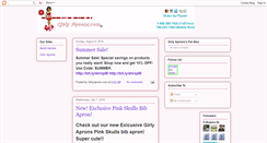 Desktop Screenshot of girlyaprons.blogspot.com