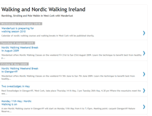 Tablet Screenshot of nordicwalkingireland.blogspot.com