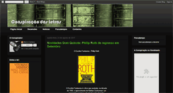 Desktop Screenshot of conspiracaodasletras.blogspot.com