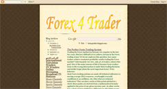 Desktop Screenshot of forex4trader.blogspot.com