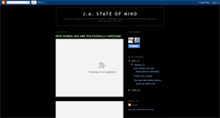 Desktop Screenshot of jastateofmind.blogspot.com