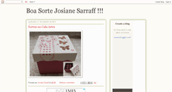 Desktop Screenshot of josianesarraff.blogspot.com