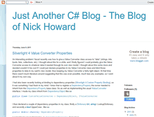 Tablet Screenshot of nick-howard.blogspot.com