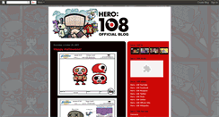 Desktop Screenshot of hero108official.blogspot.com