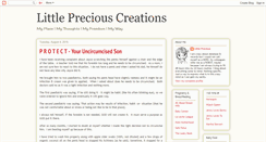 Desktop Screenshot of littlepreciouscreation.blogspot.com
