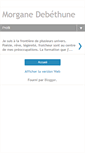 Mobile Screenshot of morganedebethune.blogspot.com