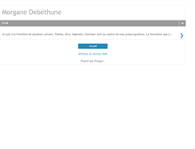 Tablet Screenshot of morganedebethune.blogspot.com