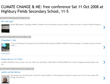 Tablet Screenshot of climatechangeandme.blogspot.com