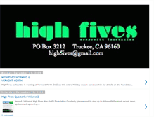 Tablet Screenshot of highfivesnonprofitfoundation.blogspot.com