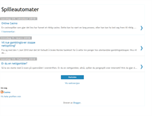 Tablet Screenshot of norskespilleautomater.blogspot.com