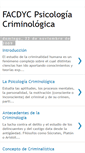 Mobile Screenshot of facdycpsicologiacriminologica.blogspot.com