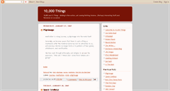 Desktop Screenshot of 10000andonethings.blogspot.com