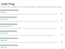Tablet Screenshot of 10000andonethings.blogspot.com