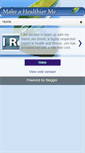 Mobile Screenshot of makeahealthierme.blogspot.com