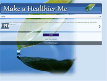 Tablet Screenshot of makeahealthierme.blogspot.com