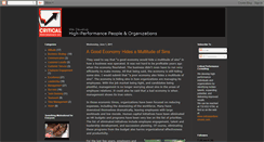 Desktop Screenshot of criticalperformancellc.blogspot.com