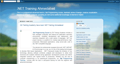 Desktop Screenshot of dotnettrainingcenterahmedabad.blogspot.com