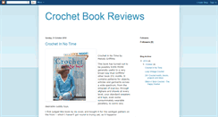 Desktop Screenshot of crochetbookreviews.blogspot.com