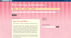 Desktop Screenshot of jenjuiceadventures.blogspot.com