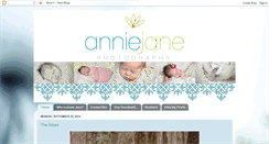 Desktop Screenshot of anniejanephotography.blogspot.com