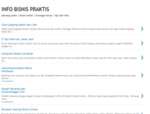 Tablet Screenshot of infobisnispraktis.blogspot.com