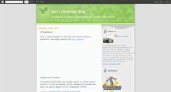 Desktop Screenshot of bartsdeveloperblog.blogspot.com