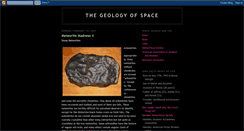 Desktop Screenshot of geologyofspace.blogspot.com