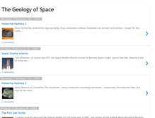 Tablet Screenshot of geologyofspace.blogspot.com