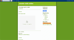 Desktop Screenshot of canadacialisrir.blogspot.com