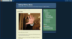 Desktop Screenshot of makinghistoryboys.blogspot.com