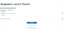 Tablet Screenshot of bangladesh-travel.blogspot.com