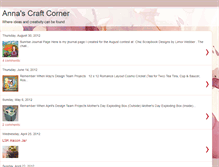 Tablet Screenshot of annas-craftcorner.blogspot.com