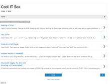 Tablet Screenshot of coolitbox.blogspot.com