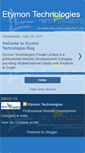 Mobile Screenshot of etymontechnologies.blogspot.com
