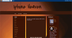 Desktop Screenshot of iphone4heaven.blogspot.com