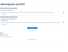 Tablet Screenshot of mammogramsanddcis.blogspot.com