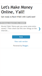 Mobile Screenshot of makemoneyforsimplefolk.blogspot.com