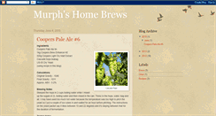 Desktop Screenshot of murphsbrews.blogspot.com