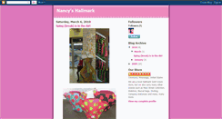 Desktop Screenshot of nancyshallmark.blogspot.com