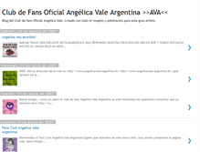 Tablet Screenshot of angelicavaleargentina.blogspot.com