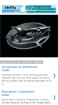 Mobile Screenshot of gameshark4all.blogspot.com